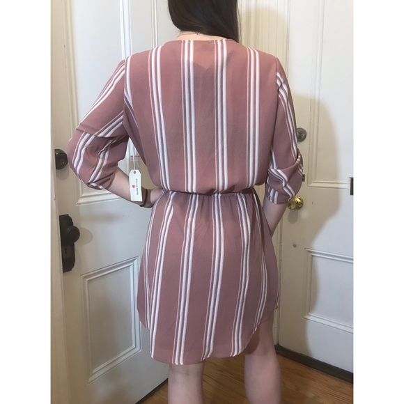 STELLA TWEED STRIPED DRESS (SIZE MEDIUM) - Picture 8 of 8